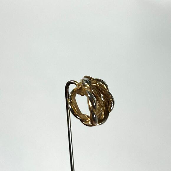 Knot Stick Pin, Gold tone, Classic Preppy Delicate for Hats Sweaters Blazers - Picture 6 of 6